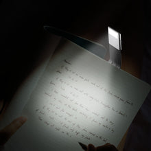 Load image into Gallery viewer, Mini LED Book Night 3 Light Color Adjustable Brightness Clip-On Study Reading Lamp Rechargeable Travel Bedroom Reading Lamp