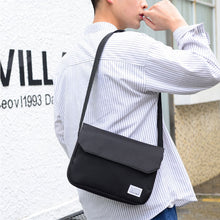 Load image into Gallery viewer, Simple Solid Color Canvas Shoulder Bag Crossbody Bag Large Capacity Casual Fashionable Backpack for Men Women
