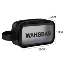 Load image into Gallery viewer, PVC Waterproof Anti Fouling Makeup Bag Portable Large Capacity Frosted Travel Storage Bag Washable Makeup Bag