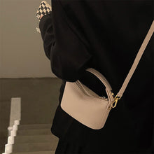 Load image into Gallery viewer, PU Leather Solid Color Cloud Bag Soft Comfortable Casual Handbag Shoulder Bag Women Simple Crossbody Bag