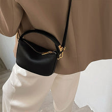 Load image into Gallery viewer, PU Leather Solid Color Cloud Bag Soft Comfortable Casual Handbag Shoulder Bag Women Simple Crossbody Bag