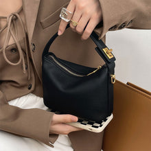 Load image into Gallery viewer, PU Leather Solid Color Cloud Bag Soft Comfortable Casual Handbag Shoulder Bag Women Simple Crossbody Bag