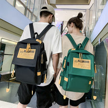 Load image into Gallery viewer, Canvas Backpack Fashionable Durable Large Capacity Travel Backpack Comfortable Adjustable Shoulder Strap Couple Backpack
