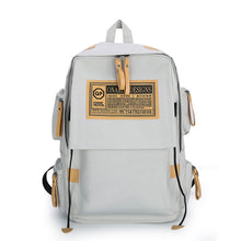 Load image into Gallery viewer, Canvas Backpack Fashionable Durable Large Capacity Travel Backpack Comfortable Adjustable Shoulder Strap Couple Backpack