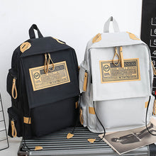 Load image into Gallery viewer, Canvas Backpack Fashionable Durable Large Capacity Travel Backpack Comfortable Adjustable Shoulder Strap Couple Backpack