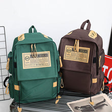 Load image into Gallery viewer, Canvas Backpack Fashionable Durable Large Capacity Travel Backpack Comfortable Adjustable Shoulder Strap Couple Backpack