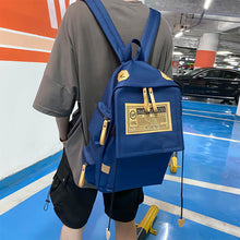 Load image into Gallery viewer, Canvas Backpack Fashionable Durable Large Capacity Travel Backpack Comfortable Adjustable Shoulder Strap Couple Backpack