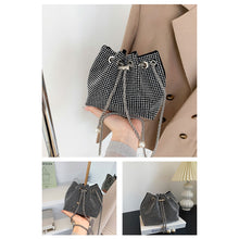 Load image into Gallery viewer, Fashionable Shiny Chain Shoulder Bag PU Leather Niche Pearl Pendant Large Capacity Crossbody Bag for Women