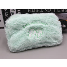 Load image into Gallery viewer, Cute Cloud Smiling Face Plush Makeup Bag Large Capacity Travel Storage Bag Portable Washable Makeup Bag