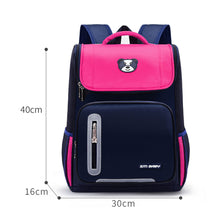 Load image into Gallery viewer, Children Waterproof Large Capacity Backpack Breathable Spine Protecting Lightweight Backpack Schoolbag