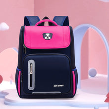 Load image into Gallery viewer, Children Waterproof Large Capacity Backpack Breathable Spine Protecting Lightweight Backpack Schoolbag