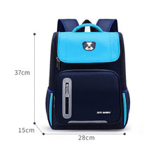 Load image into Gallery viewer, Children Waterproof Large Capacity Backpack Breathable Spine Protecting Lightweight Backpack Schoolbag