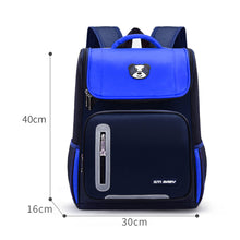 Load image into Gallery viewer, Children Waterproof Large Capacity Backpack Breathable Spine Protecting Lightweight Backpack Schoolbag