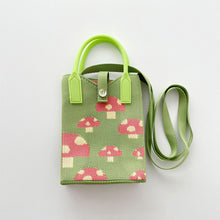 Load image into Gallery viewer, Cute Cartoon Pattern Mini Knitted Mobile Phone Bag Shoulder Bag Skin-friendly Versatile Knitted Woven Crossbody Bag