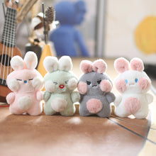 Load image into Gallery viewer, Cute Rabbit Plush Toys Bunny Stuffed Toys Bag Pendant Kids Girls Toy Birthday Gifts Mini Animal Plush Doll Keychain Key Ring