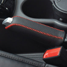 Load image into Gallery viewer, 2Pcs Leather AT Car Gear Head Shift Knob Case Cover Gear Collars for Ford New Fiesta MK7 2009 - 2015 Ecosport 2012 - 2017