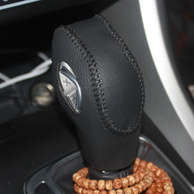 Load image into Gallery viewer, 2Pcs Leather AT Car Gear Head Shift Knob Case Cover Gear Collars for Ford New Fiesta MK7 2009 - 2015 Ecosport 2012 - 2017
