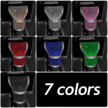 Load image into Gallery viewer, Universal Crystal Rhinestones Car Shift Gear Cover Leather Auto Gear Shift Knob Cover Accessories