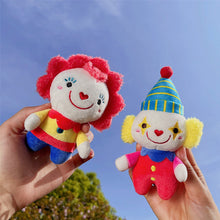 Load image into Gallery viewer, 12cm Creative Clown Plush Doll Keychain Cartoon Circus Clown Kawaii Stuffed Toys For Girls Cute Plush Bag Pendant Children Gifts