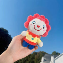 Load image into Gallery viewer, 12cm Creative Clown Plush Doll Keychain Cartoon Circus Clown Kawaii Stuffed Toys For Girls Cute Plush Bag Pendant Children Gifts