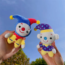 Load image into Gallery viewer, 12cm Creative Clown Plush Doll Keychain Cartoon Circus Clown Kawaii Stuffed Toys For Girls Cute Plush Bag Pendant Children Gifts