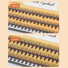 Load image into Gallery viewer, Single Cluster Grafting Hot-melt Grafting Natural Thick False Eyelashes Women Makeup Artificial Fibre Fake Eyelash Extension