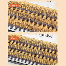 Load image into Gallery viewer, Single Cluster Grafting Hot-melt Grafting Natural Thick False Eyelashes Women Makeup Artificial Fibre Fake Eyelash Extension