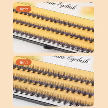 Load image into Gallery viewer, Single Cluster Grafting Hot-melt Grafting Natural Thick False Eyelashes Women Makeup Artificial Fibre Fake Eyelash Extension