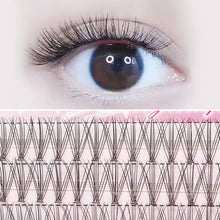 Load image into Gallery viewer, 3D Eyelashes Segmental Grafting of False Eyelashes 10D 0.1mm Women Makeup Artificial Fibre Fake Eyelash Extension