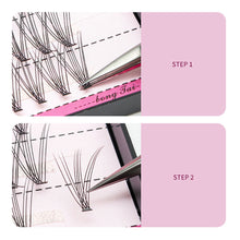 Load image into Gallery viewer, 3D Eyelashes Segmental Grafting of False Eyelashes 10D 0.1mm Women Makeup Artificial Fibre Fake Eyelash Extension