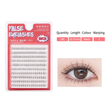 Load image into Gallery viewer, Natural Simulation Single Cluster False Eyelashes Thick Curling High-capacity Tower Tip Wheat Artificial Ear Grafting Eyelashes