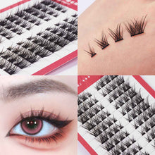 Load image into Gallery viewer, Natural Simulation Single Cluster False Eyelashes Thick Curling High-capacity Tower Tip Wheat Artificial Ear Grafting Eyelashes