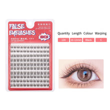 Load image into Gallery viewer, Natural Simulation Single Cluster False Eyelashes Thick Curling High-capacity Tower Tip Wheat Artificial Ear Grafting Eyelashes