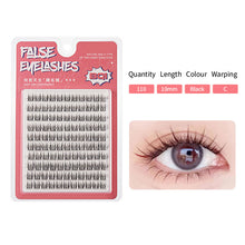Load image into Gallery viewer, Natural Simulation Single Cluster False Eyelashes Thick Curling High-capacity Tower Tip Wheat Artificial Ear Grafting Eyelashes