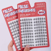 Load image into Gallery viewer, Natural Simulation Single Cluster False Eyelashes Thick Curling High-capacity Tower Tip Wheat Artificial Ear Grafting Eyelashes