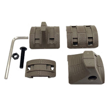 Load image into Gallery viewer, Outdoor Equipment Nylon Made XTM Hand Stop Kit Modular Hand Stop Kit Rail Gri P Mount For 20MM Modular Handguard Rail