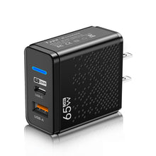 Load image into Gallery viewer, 65W GaN PD 33W USB Type C Charger Adapter For MacBook Pro Laptop Protable Wall Adapter For iPhone 13 14 Huawei Xiaomi Samsung