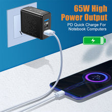 Load image into Gallery viewer, 65W GaN PD 33W USB Type C Charger Adapter For MacBook Pro Laptop Protable Wall Adapter For iPhone 13 14 Huawei Xiaomi Samsung