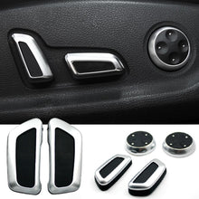 Load image into Gallery viewer, 6Pcs Car Seat Adjustment Button Switch Cover Knob Trim Decoration Cover for Audi A3 A4 A4L B8 A5 A6 A6L C6 C7 A7 Q3 Q5 Q5L Accessories