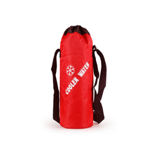 Load image into Gallery viewer, Oxford Cloth Portable Folding Snow Kettle Bag Large Capacity Round Aluminum Foil Insulated Cold Bottle Set One Shoulder Portable Outdoor Items