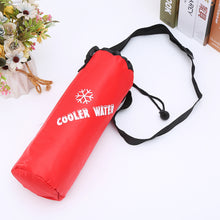 Load image into Gallery viewer, Oxford Cloth Portable Folding Snow Kettle Bag Large Capacity Round Aluminum Foil Insulated Cold Bottle Set One Shoulder Portable Outdoor Items