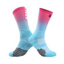 Load image into Gallery viewer, Intermediate Gradient Professional Basketball Football Socks Thick Towel Bottom Non-Slip Riding Socks Sports Accessories 39-45 Yards