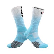Load image into Gallery viewer, Intermediate Gradient Professional Basketball Football Socks Thick Towel Bottom Non-Slip Riding Socks Sports Accessories 39-45 Yards