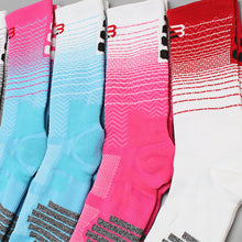 Load image into Gallery viewer, Intermediate Gradient Professional Basketball Football Socks Thick Towel Bottom Non-Slip Riding Socks Sports Accessories 39-45 Yards