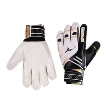 Load image into Gallery viewer, 1 Pair Children Adult Professional Soccer Goalkeeper Gloves 4MM Thick Latex Anti-Slip Wear-Resistant Training Gloves With Finger Protection Equipment