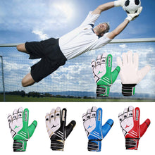 Load image into Gallery viewer, 1 Pair Children Adult Professional Soccer Goalkeeper Gloves 4MM Thick Latex Anti-Slip Wear-Resistant Training Gloves With Finger Protection Equipment