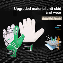 Load image into Gallery viewer, 1 Pair Children Adult Professional Soccer Goalkeeper Gloves 4MM Thick Latex Anti-Slip Wear-Resistant Training Gloves With Finger Protection Equipment