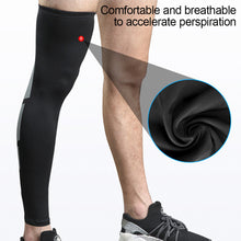 Load image into Gallery viewer, 1PC Basketball Football Lengthened Shin Protection Sports Knee Guard Running Fitness Sunscreen Cycling Leg Cover Outdoor High Elastic Pressure Sports Protection