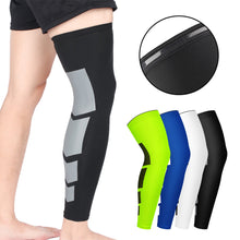 Load image into Gallery viewer, 1PC Basketball Football Lengthened Shin Protection Sports Knee Guard Running Fitness Sunscreen Cycling Leg Cover Outdoor High Elastic Pressure Sports Protection