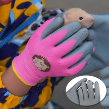 Load image into Gallery viewer, 1 Pair Children Nitrile Cartoon Protective Gloves Camping Gardening Plucking Picking Beach Comb Thick Anti-Slip Wear-Resistant Latex Gloves